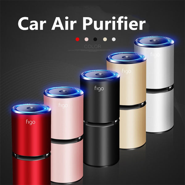 Car Air Purifier Cabin Ionizer Freshener Odor Eliminator