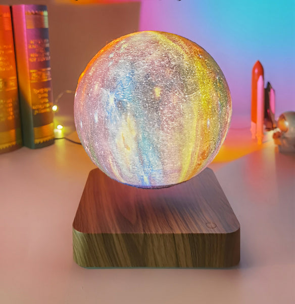 3D Magnetic Levitation Moon Light 3D Printing Magnetic Levitation Star