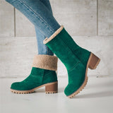 Women Winter Fur Warm Snow Boots Ankle Boot and Mid Boots