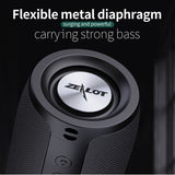 ZEALOT Powerful Bluetooth Speaker Bass Wireless Portable Subwoofer Waterproof