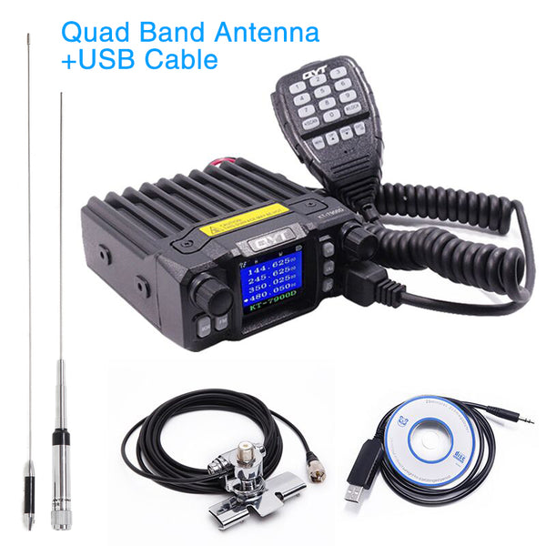 KT-7900D Mini Mobile Radio KT7900D Quad Band Quad