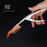 Portable Stainless Steel Shrimp Deveiner Lobster Practical Kitchen Supplies Fishing Knife Tools
