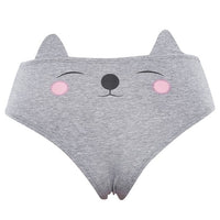 1pcs Women Underwear Briefs With Cat Ear Cotton Comfortable And Breathable