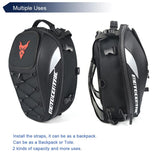 Waterproof Motorcycle Tail Bag Multi-functional Durable Rear Motorcycle Seat Bag