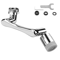 1080 °/1440 ° Mechanical Arm Double Outlet Bubbler Universal Extension Faucet