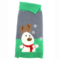 Xmas Striped Dog Sweater Pet