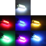 2PCS T10 W5W LED Car Interior Light COB marker lamp 12V 168 194 501 Side Wedge parking bulb
