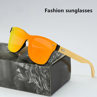 Natural Wooden Sunglasses Men Polarized Fashion