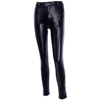 Punk Bodycon Faux Pu Leather Pants Women