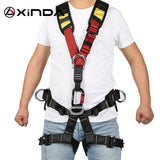XINDA professional Rock Climbing Harnesses Full Body Safety Belt Anti Fall Removable Gear Altitude protection Equipment