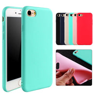 Silicone Matte Case For iPhone 11 Pro Max Case Soft Back Cover For iPhone 11 X 6 6s 7 7 Plus 8 8 Plus Protective Cases