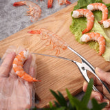 Portable Stainless Steel Shrimp Deveiner Lobster Practical Kitchen Supplies Fishing Knife Tools