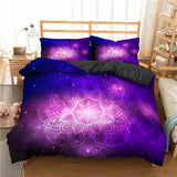 Small Fresh Digital Print Quilt Set 3 Piece Dream Catcher 3D