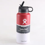 32oz Sports Water Bottle 40oz Hydro Flask Stainless Steel Insulated Water Bottle  Straw Lid