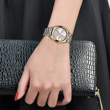 Rose Gold Women Watch Business Quartz