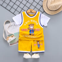 Short Sleeve Shorts Baby Two-Piece Suit