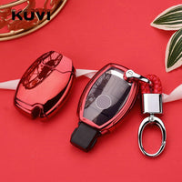 Key case cover case protective shell holder for Mercedes Benz A B R G Class GLK GLA w204 W251 W463 W176