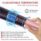 Professional 2 in 1 Twist Hair Curling & Straightening Electric Hair Curler Curling Irons Hair Wand