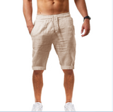 Men's Casual Sports Pants Cotton and Linen