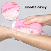 Bath Brush Double-Sided Massage Scalp Massage Brush  Skin Clean Shower Brushes