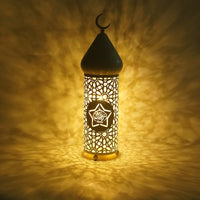 Led Lantern Eid Festival Ramadan Iron Lantern