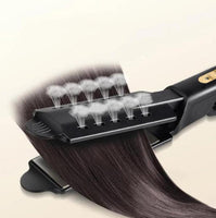 Ceramic Tourmaline Flat Iron Women Hair Straightener Widen Panel Hair Curler