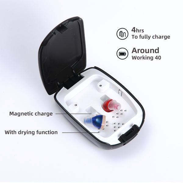 Hearing Aids Invisible Charging Hearing Aid CIC Sound Amplifier Accessories