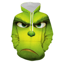 The Grinch With 3D Digital Printing Sweater Pullover