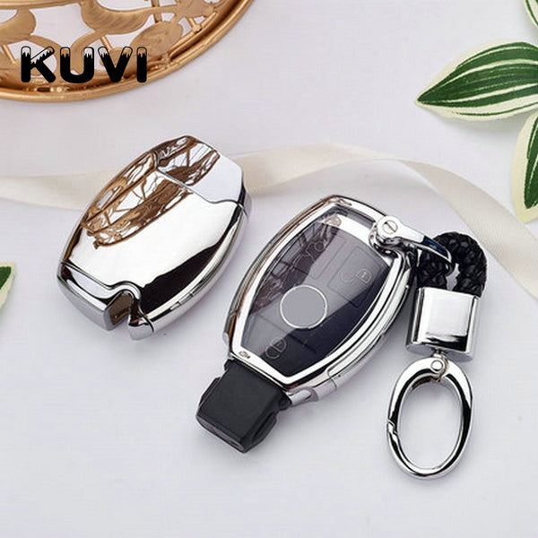 Key case cover case protective shell holder for Mercedes Benz A B R G Class GLK GLA w204 W251 W463 W176