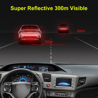 5pcs/set Car Reflectante Reflector Sticker 91*4 Car Body Trunk Exterior