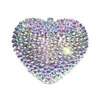 Diamond Crystal Heart Shape Evening Bag