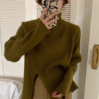 High Collar Sweater Women's Korean Edition