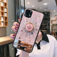 For Apple iphone 11 Case Luxury Diamond With Ring Stand Gold protective back cover case for iphone 11 Pro Max iphone11 11Pro