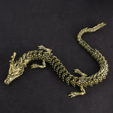 Antiques Do Old 3D Living Dragon Decoration