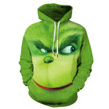 The Grinch With 3D Digital Printing Sweater Pullover