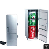 Portable Mini USB Fridge Home Dormitory car office Laptop Refrigerator Warmer Cooler Beverage Drink Cans Freezer