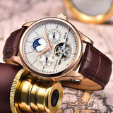 LIGE Brand Men  Automatic Mechanical Watch