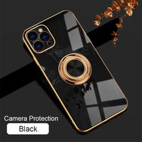 Original Silicone Cover For iPhone 12 12 Pro Max 11 Pro Max Cover Case For iPhone 12 mini luxury Plating Phone Case for iphone11