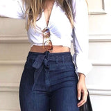 Women's Jeans High Waist Denim Flare Pants