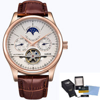 LIGE Brand Men  Automatic Mechanical Watch