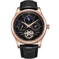 LIGE Brand Men  Automatic Mechanical Watch