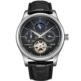 LIGE Brand Men  Automatic Mechanical Watch