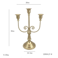 European Iron Candlestick With Multiple Detachable