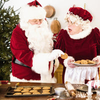 7-Piece Santa Claus Suit Plush Father Christmas Costume