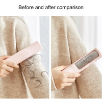 2-1 Reusable Pet Hair Remover Brush Lint Roller Self Cleaning
