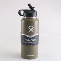 32oz Sports Water Bottle 40oz Hydro Flask Stainless Steel Insulated Water Bottle  Straw Lid