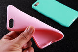 Silicone Matte Case For iPhone 11 Pro Max Case Soft Back Cover For iPhone 11 X 6 6s 7 7 Plus 8 8 Plus Protective Cases