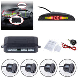 Car LED Parking Sensor With 4 Sensors, Reverse Backup, Car Parking Radar Monitor Detector System, Backlight Display