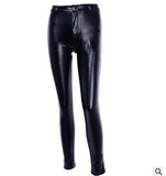 Punk Bodycon Faux Pu Leather Pants Women