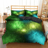 Small Fresh Digital Print Quilt Set 3 Piece Dream Catcher 3D